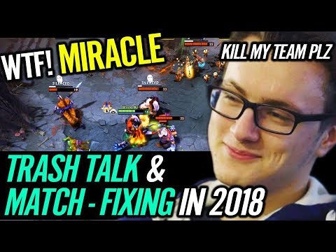 Trashtalk and FEEEED Miracle 2018 Fun Game Only Dota 2