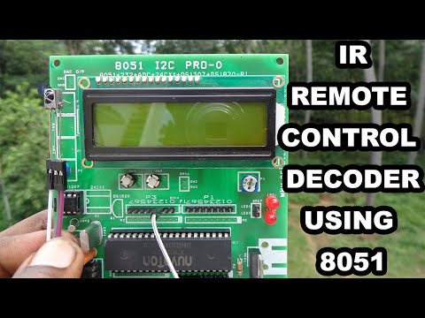 DECODE NEC IR REMOTE USING 8051 | TV remote decoder | NEC IR Remote Decoder