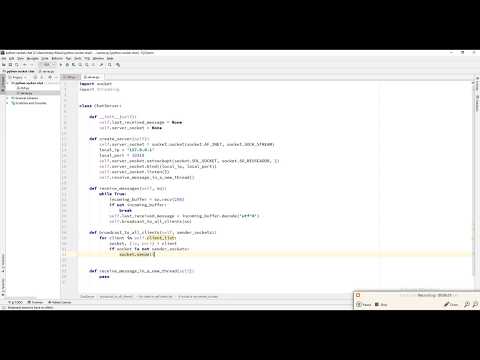 3 Socket Chat Application Using Python Make Serverpart 1