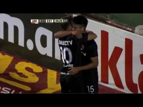 Gol de Cavallaro. Unión 0 - Estudiantes 1. Fecha 16. Primera División 2016.