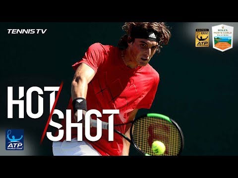 Теннис Hot Shot: Tsitsipas Turns Defence Into Attack Monte-Carlo 2018