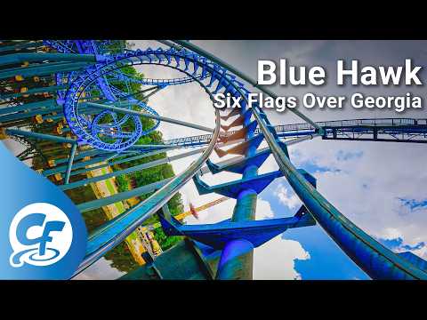 Front row point of view footage of Blue Hawk
