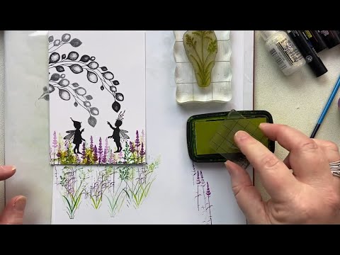 Rory and Darcy greet the Spring by Karen Telfer