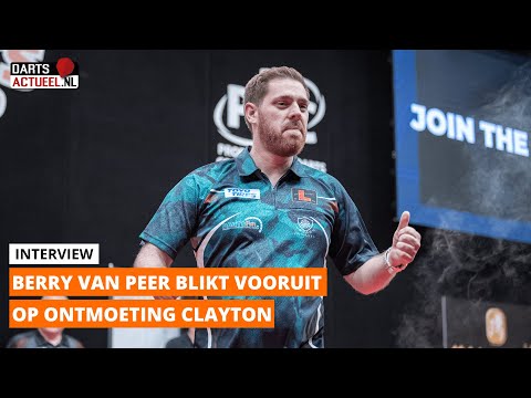 Berry van Peer blikt vooruit: 'Drie keer is scheepsrecht' | Dutch Darts Championship 2023