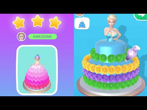 Icing On The Dress 👗💃🎂Best Funny All Levels Gameplay Android iOS✅Walkthrough | iTopGamePlay