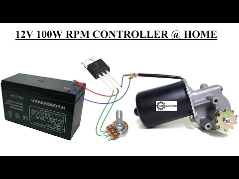 Homemade Powerful 12V 100W DC Motor Speed Controller |  PCBWAY Video