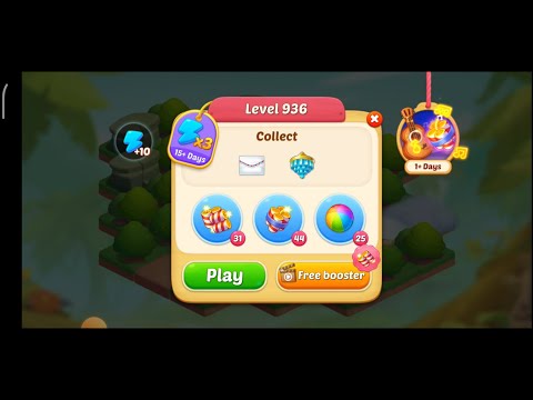 Matchington Mansion Level 936 - No Booster Level / iOS/Android