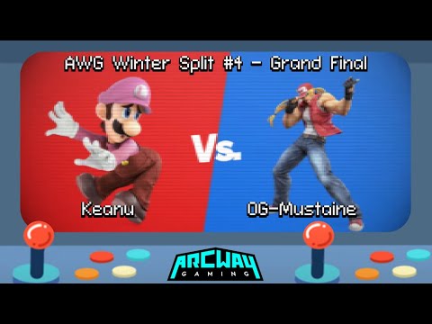 AWG Winter Split #4 Grand Final - Keanu (Luigi, Donkey Kong) vs OG-Mustaine (Terry) - SSBU