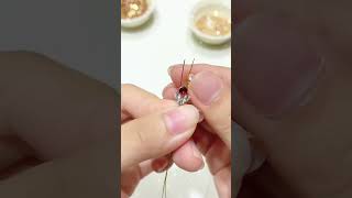 Diy Cute Beaded Bracelet Making | Rhinestones bracelet #diybeadedjewelry #sweetcreations