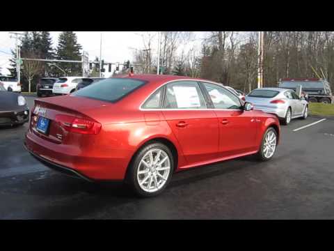 2014 Audi A4, Volcano Red Metallic - STOCK# 109736 - Walk around