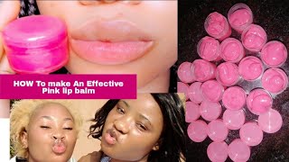 How to make pink lip balm