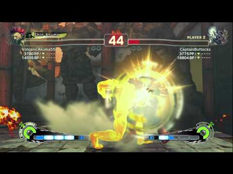 SSF4 VolcanicAkuma55 (Akuma) VS. CaptainButtocks (Seth) Rank