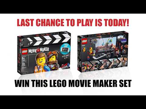 LAST DAY TO PLAY | Win a Free LEGO Movie Maker Set