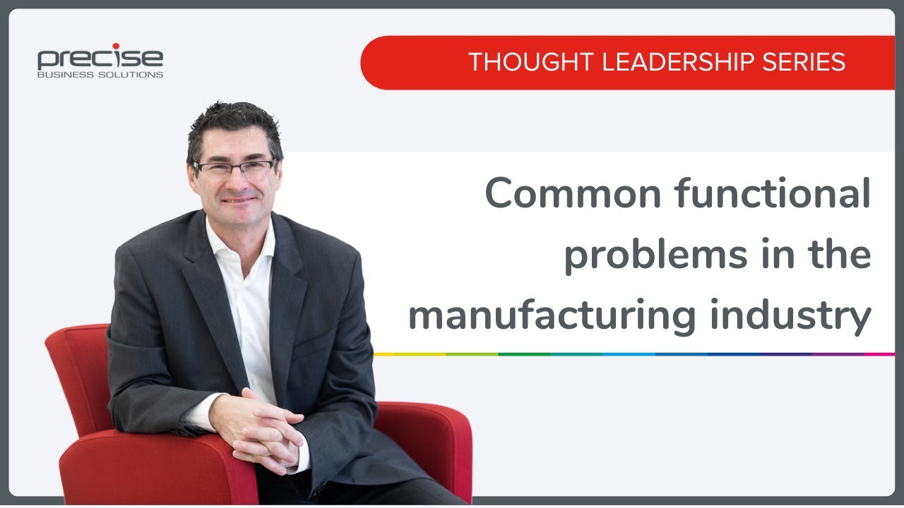 Common functional problems in the manufacturing industry