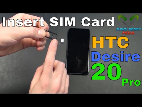 HTC Desire 20 Pro Insert SIM Card