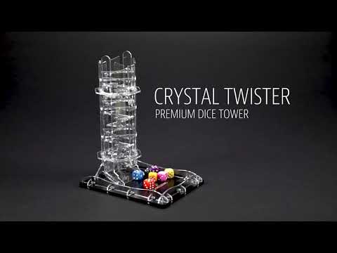 Gamegenic | Crystal Twister – Premium Dice Tower