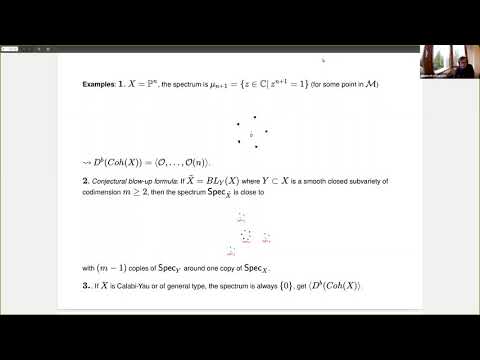 Maxim Kontsevich - 12/4/20 - Towards dimension theory for spectral semi-orthogonal decompositions