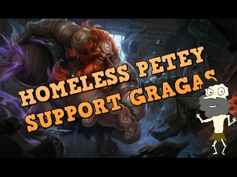 Gragas Support OP! Full Commentary Support Gameplay Guide by Homeless Petey
