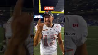 BC Lions WIN CAM at Winnipeg #bclions #cfl #wincam