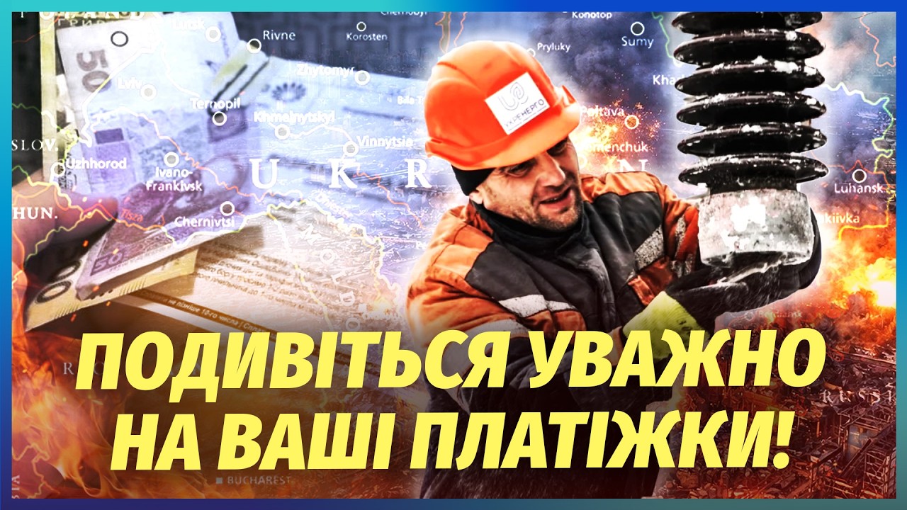 ☝️ОСЬ ХТО ЗАПЛАТИТЬ ЗА РЕМОНТ ІНФРАСТРУКТУРИ! Що не так з YASNO. Тарифи можуть 