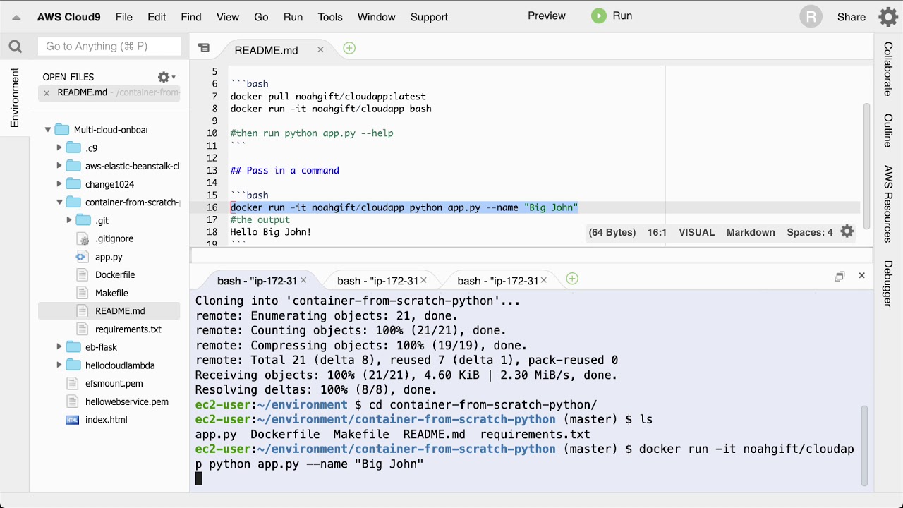 Containerize Python App from Scratch with Dockerfile and Build Commands