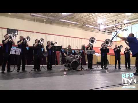 (Some of) Mass Brass @ The 2012 Everett MA Night of Percussion Fundraiser - BFDTV