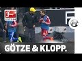 Klopp Jokes with Götze after Warm-Up Fail