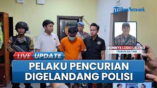 Tampang Pelaku Pencurian di Bintan Timur, Tampak Tertunduk Lesu saat Digelandang Polisi