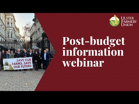 UFU Post-budget information webinar