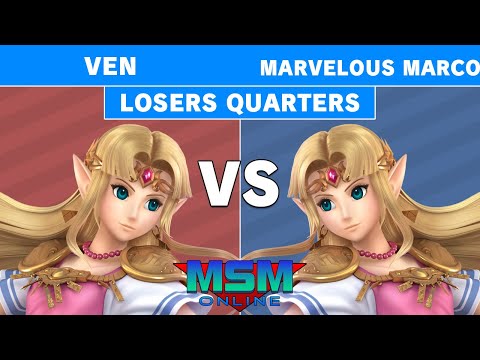 MSM Online 54 - Sugoi | ven (Zelda) Vs. Marvelous Marco (Zelda) - Losers Quarters