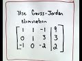 Gaussian Elimination Gauss Jordan