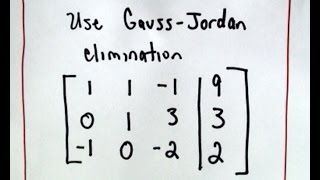 ❖ Gaussian Elimination ❖
