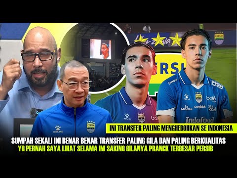 Bung Binder & Coach Justin Shock Berat!! Saking Takjubnya Lihat Cara Persib perkenalkan Dion Markx