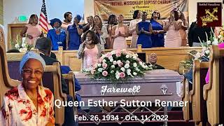 BETHEL MBC Pasadena • Queen Renner's Funeral