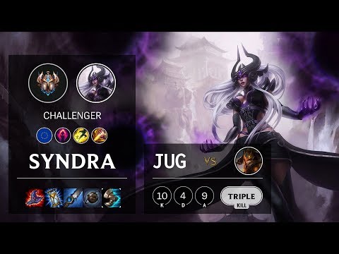 Syndra Jungle vs Jarvan IV - EUW Challenger Patch 10.10