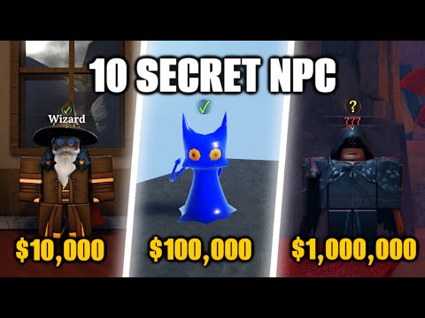 (NEW!) Every Secret NPC that gives you Money in The Forge Roblox
