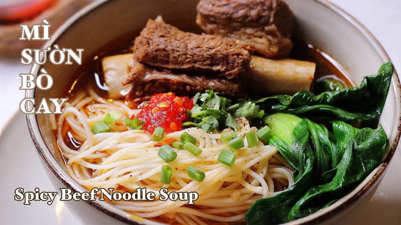 Cách Nấu Bún Xương Bò