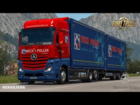 ETS 2 Mod | Mercedes Actros MP4 edit by Alex v1.3 [ETS2 v1.35]