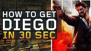 How to Unlock Diego in 30 seconds! (Black Ops 4: Blackout)