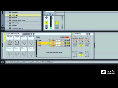 Live 8 303: Ableton Live 8 TNT Tips and Tricks 1 - 03 MultiBand Effect Rack