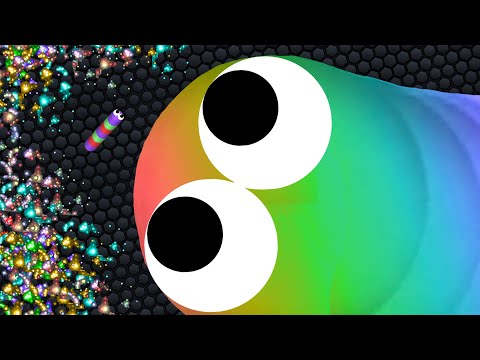 Slither.io Giant Snake 986,000+ Score Epic Slitherio A.I. Gameplay
