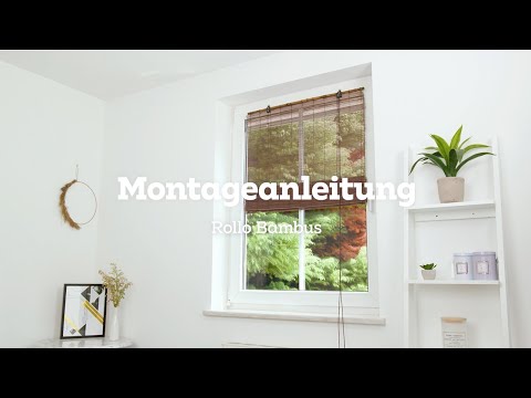 mömax Montageanleitung - Raffrollo Bambus