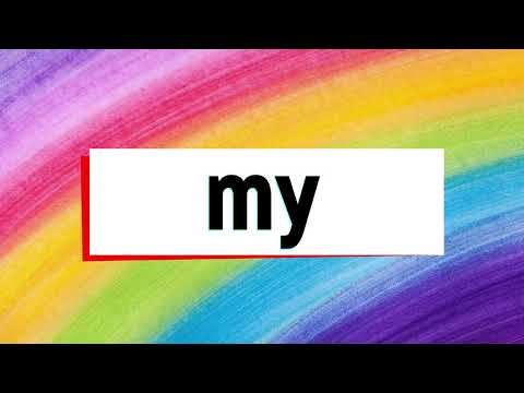 25 Sight words for kindergarten (group1)