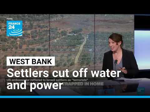 West Bank: Palestinians families trapped in home