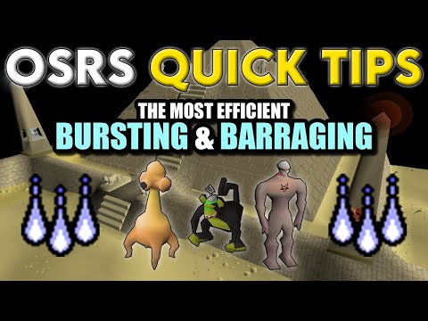 The Most Efficient Bursting & Barraging - OSRS Quick Tips in 3 Minutes or Less