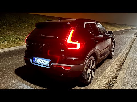 Neuer VOLVO XC40 2023 (Facelift) bei NIGHT - coole LED-Leuchten & AMBIENT-Beleuchtung