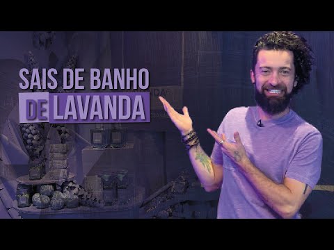 Sais de banho de lavanda - Peter Paiva