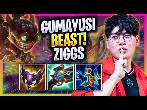 GUMAYUSI IS A BEAST WITH ZIGGS! - T1 Gumayusi Plays Ziggs ADC vs Ashe! | Season 2025