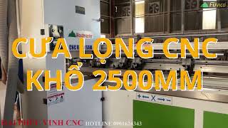 (Thực tế) Máy cưa lọng cnc khổ 2500mm của Woodmaster WM-B2500 giao tại Đồng Nai.