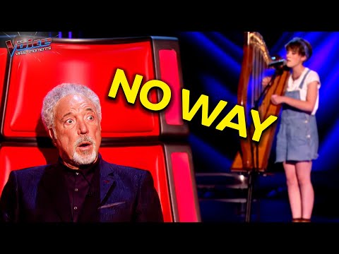 Daft Punk... On A HARP?! The Coaches Were STUNNED! 😱